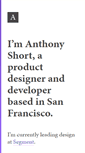 Mobile Screenshot of anthonyshort.me